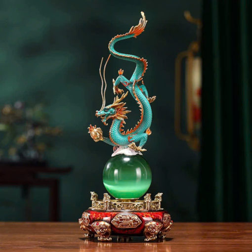 Tượng Rồng Ngọc Bích Uy Quyền