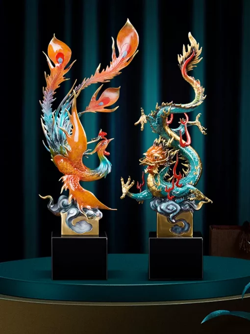 Tượng Rồng và Phượng